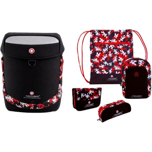 Schulranzenset Innovabag - Nero Rosso