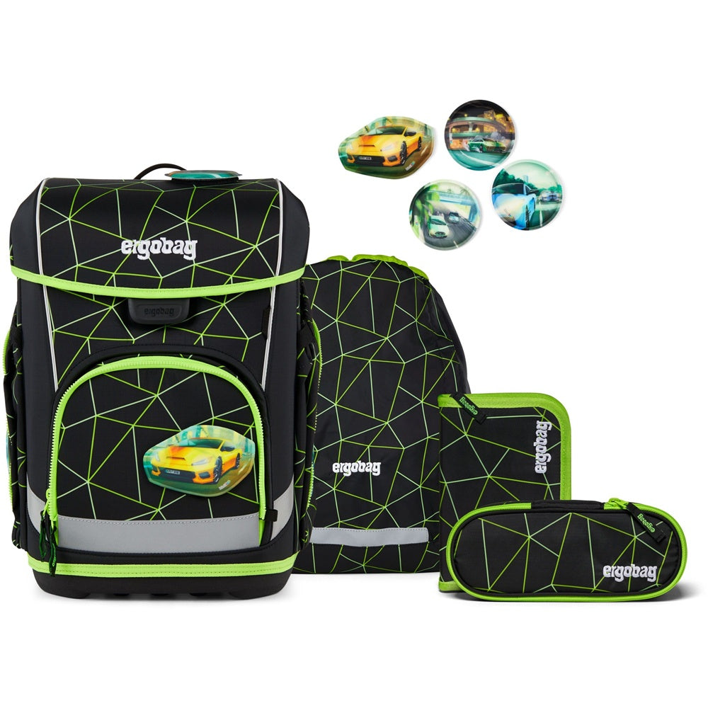 Schulranzenset ergobag cubo light CyBär Race