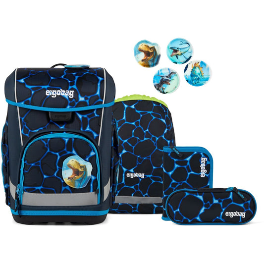 Schulranzenset ergobag cubo light Bärassic Garden