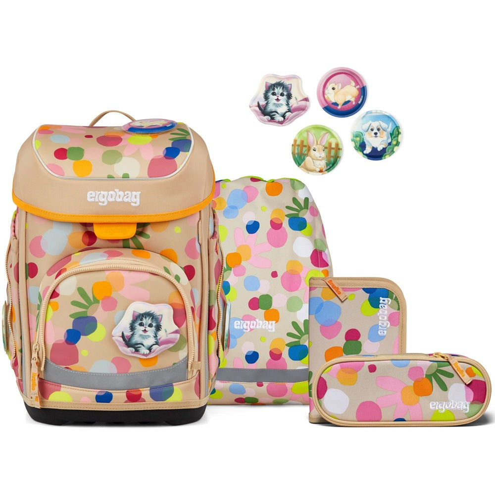 Schulranzenset ergobag cubo Flower PowBär