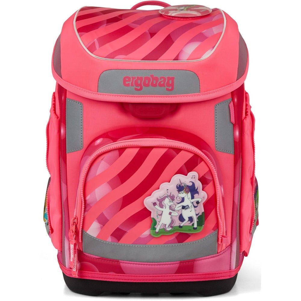 Schulranzenset ergobag cubo KuntBärbuntes Einhorn