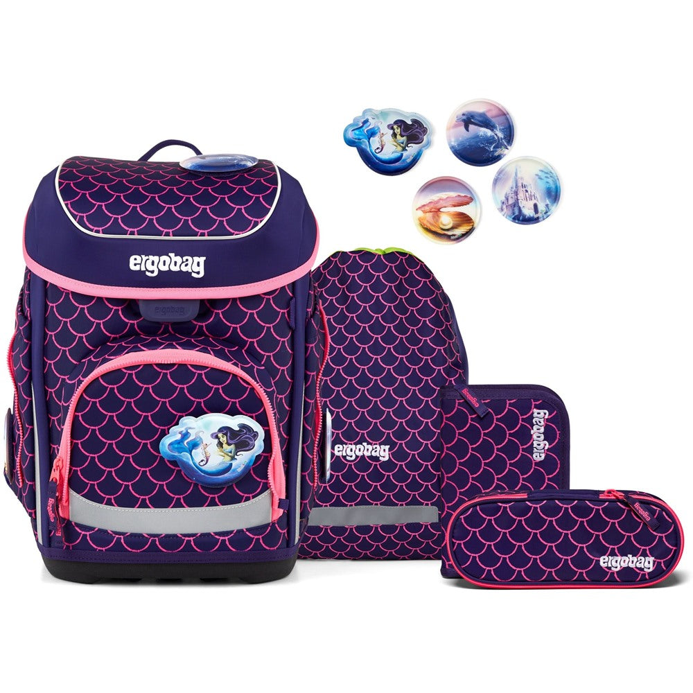 Schulranzenset ergobag cubo PerlentauchBär
