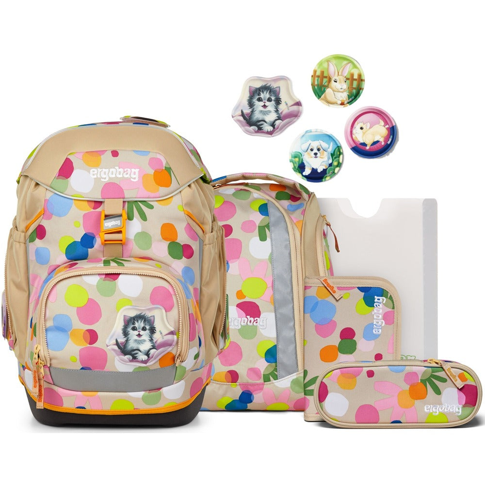 Schulranzenset ergobag pack Flower PowBär