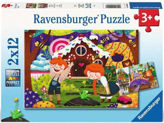 Ravensburger Puzzle 2x12 Teile Märchenhafte Geschichten