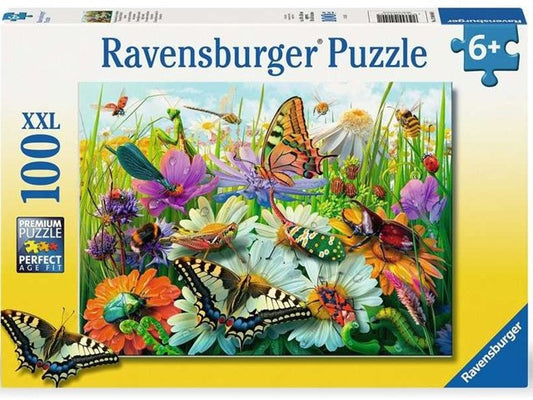 Kinderpuzzle 100 Teile XXL Wunderwelt der Insekten