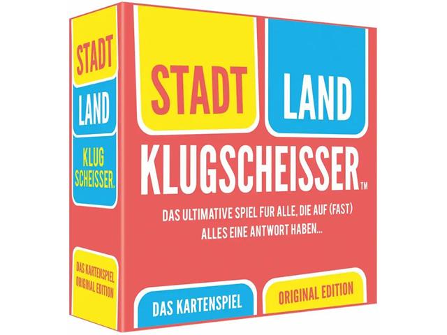Kartenspiel Stadt Land Klugscheisser