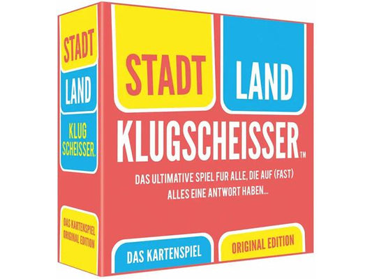 Kartenspiel Stadt Land Klugscheisser