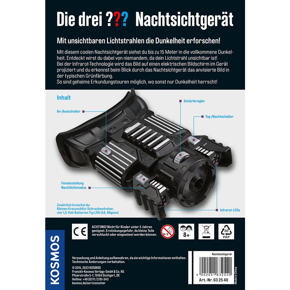 Kosmos Die drei ??? Nachtsichtgerät Für deine Mission in der Dunkelheit
