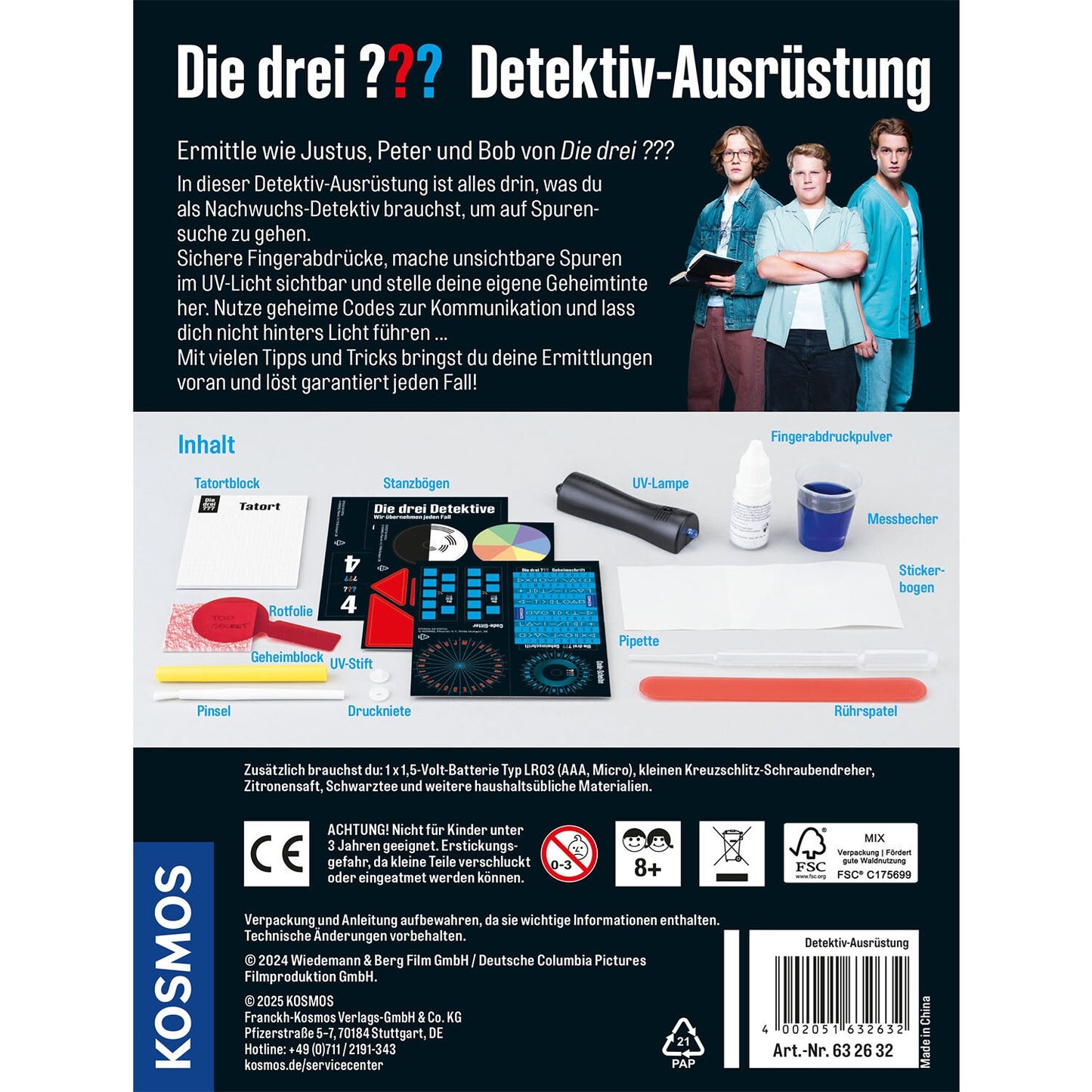 Kosmos Die drei ??? und der Karpatenhund - Detektiv-Ausrüstung
