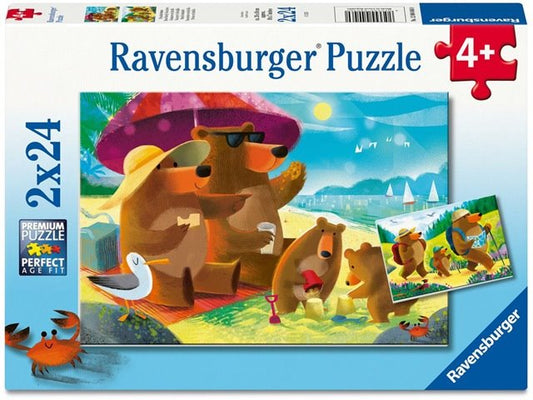 Ravensburger Puzzle 2 x 24 Teile Urlaubsträume