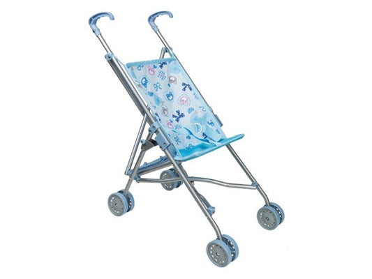 Puppenbuggy blau