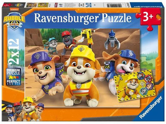 Kinderpuzzle 2x12 Rubble & Crew