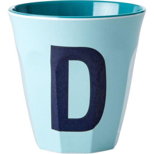 rice Melamin Buchstabenbecher - Mint - D