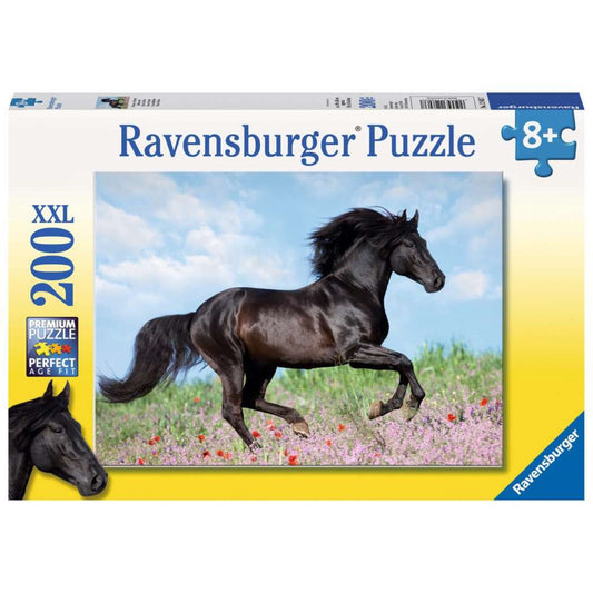 Ravensburger Puzzle 200 Teile XXL Schwarzer Hengst