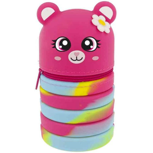 Pop up Mäppchen Cutie Bär pink