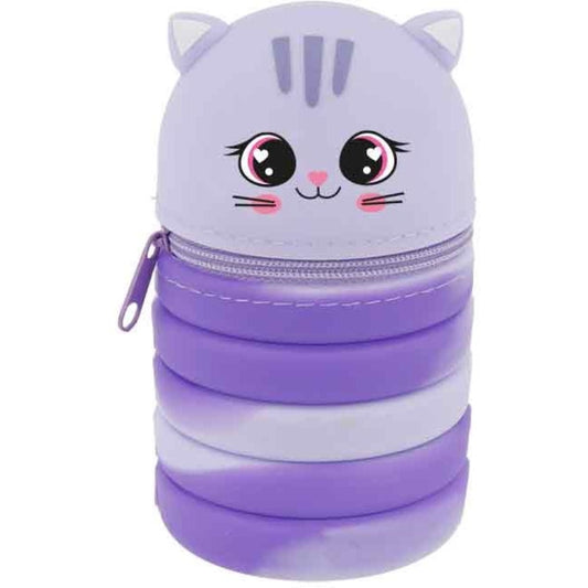 Pop up Mäppchen Cutie Katze lila
