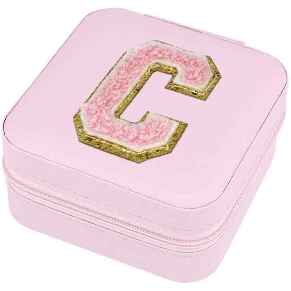 Schmuckbox Buchstabe C rosa
