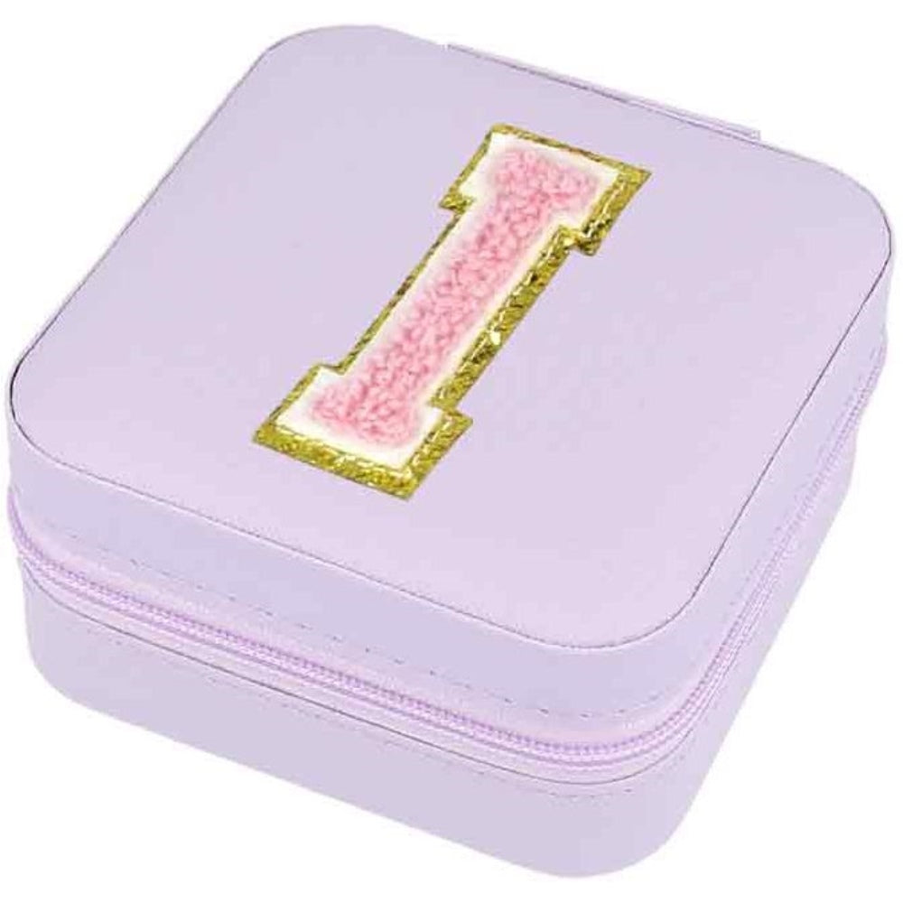Schmuckbox Buchstabe I lila