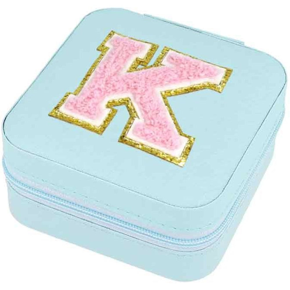 Schmuckbox Buchstabe K türkis