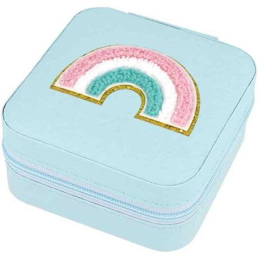Schmuckbox Regenbogen türkis