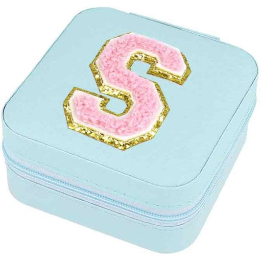 Schmuckbox Buchstabe S türkis