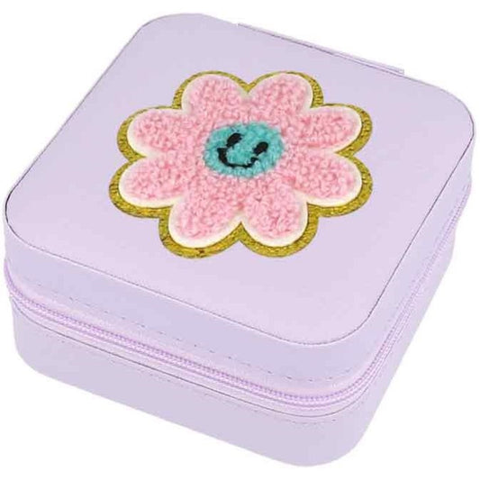 Schmuckbox Blume lila