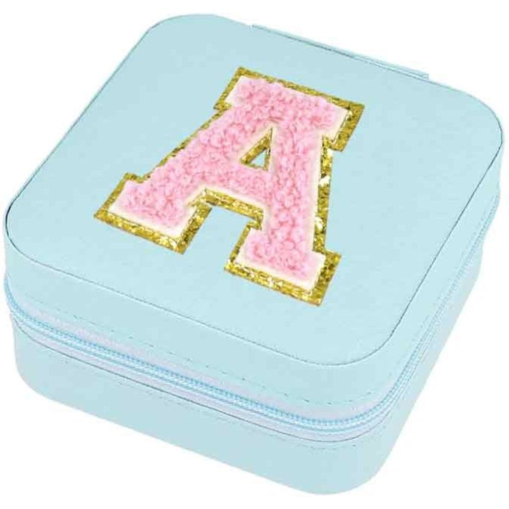 Schmuckbox Buchstabe A türkis