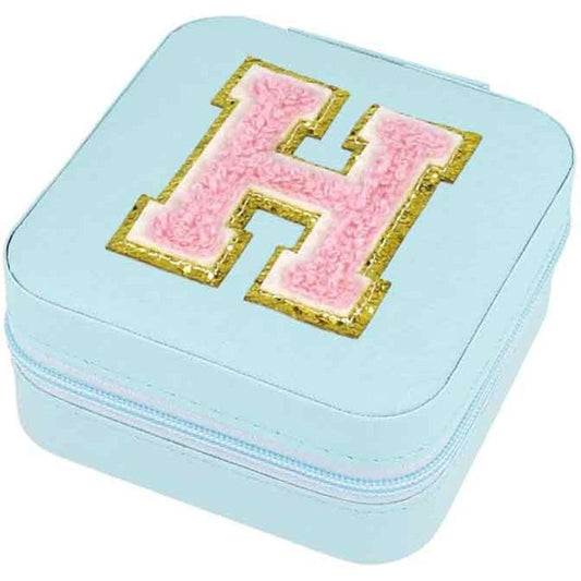 Schmuckbox Buchstabe H türkis