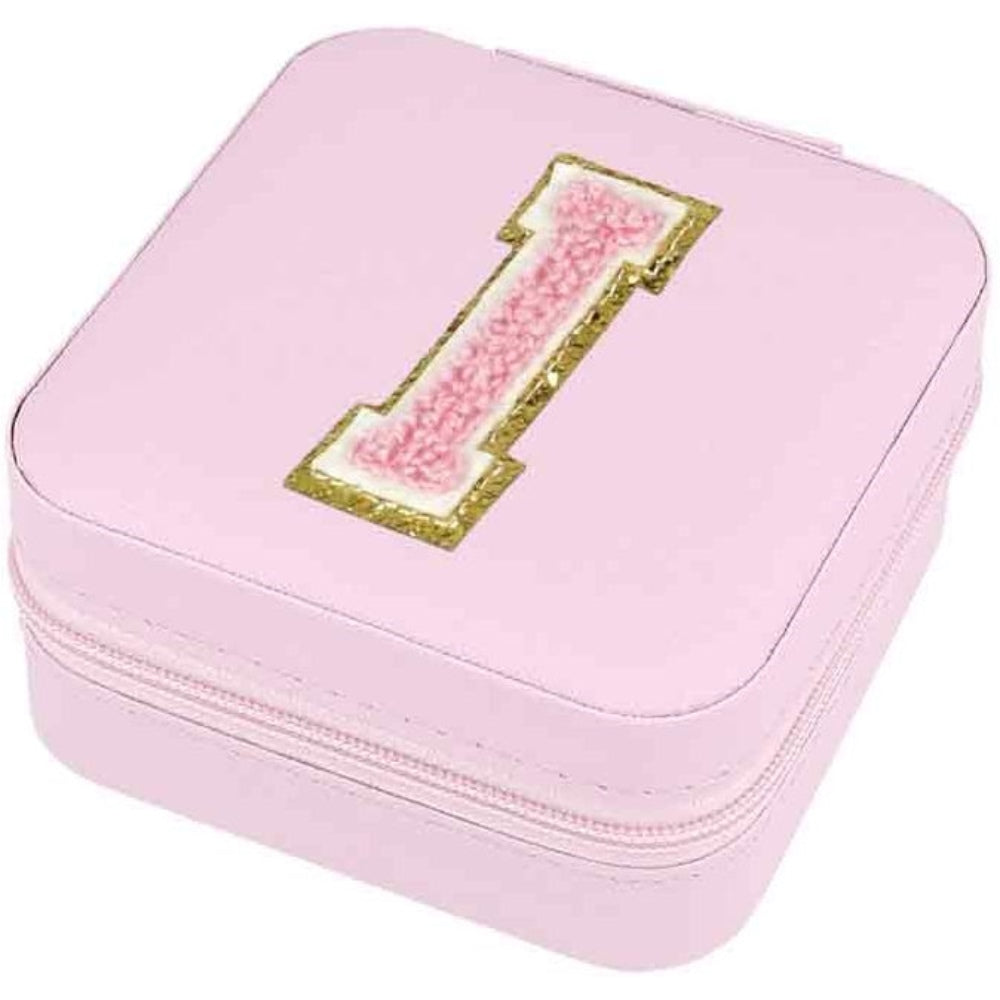 Schmuckbox Buchstabe I rosa