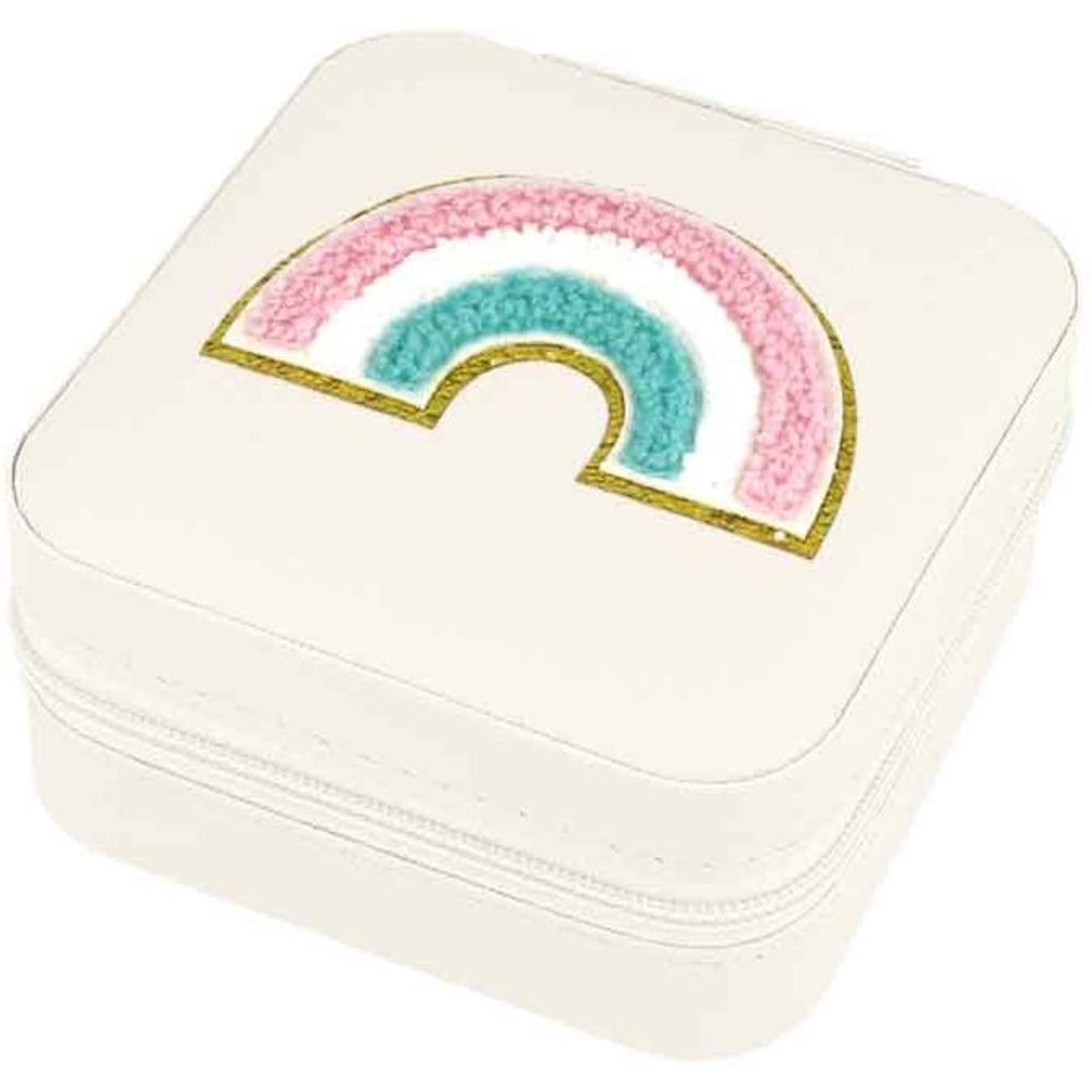 Schmuckbox Regenbogen beige