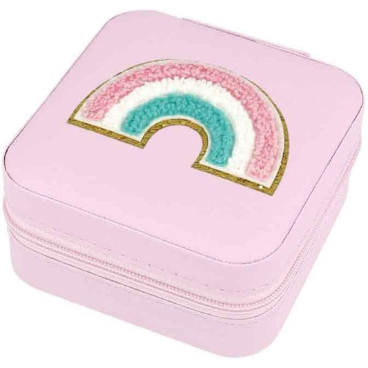 Schmuckbox Regenbogen rosa