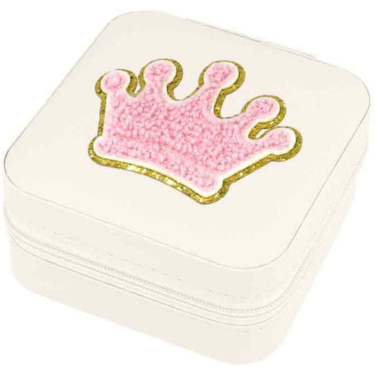 Schmuckbox Krone beige