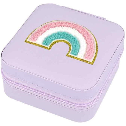 Schmuckbox Regenbogen lila