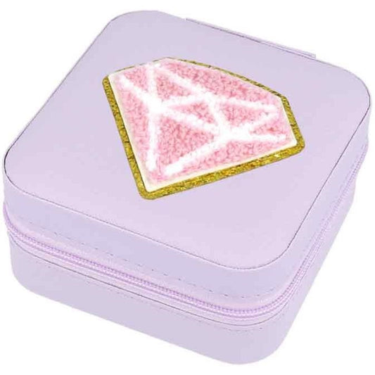 Schmuckbox Diamant lila
