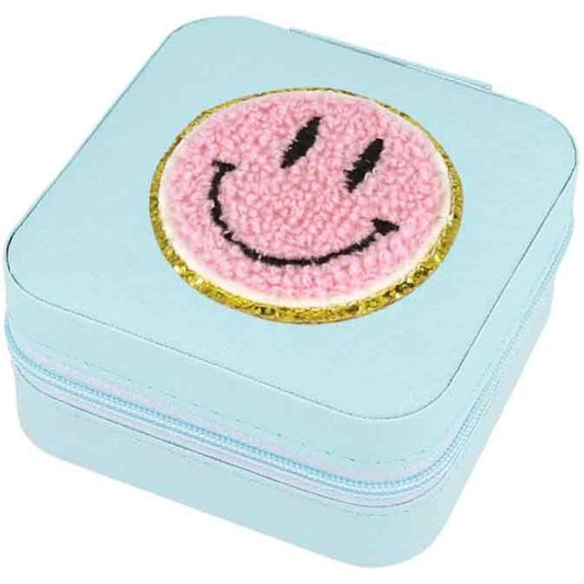 Schmuckbox Smiley türkis