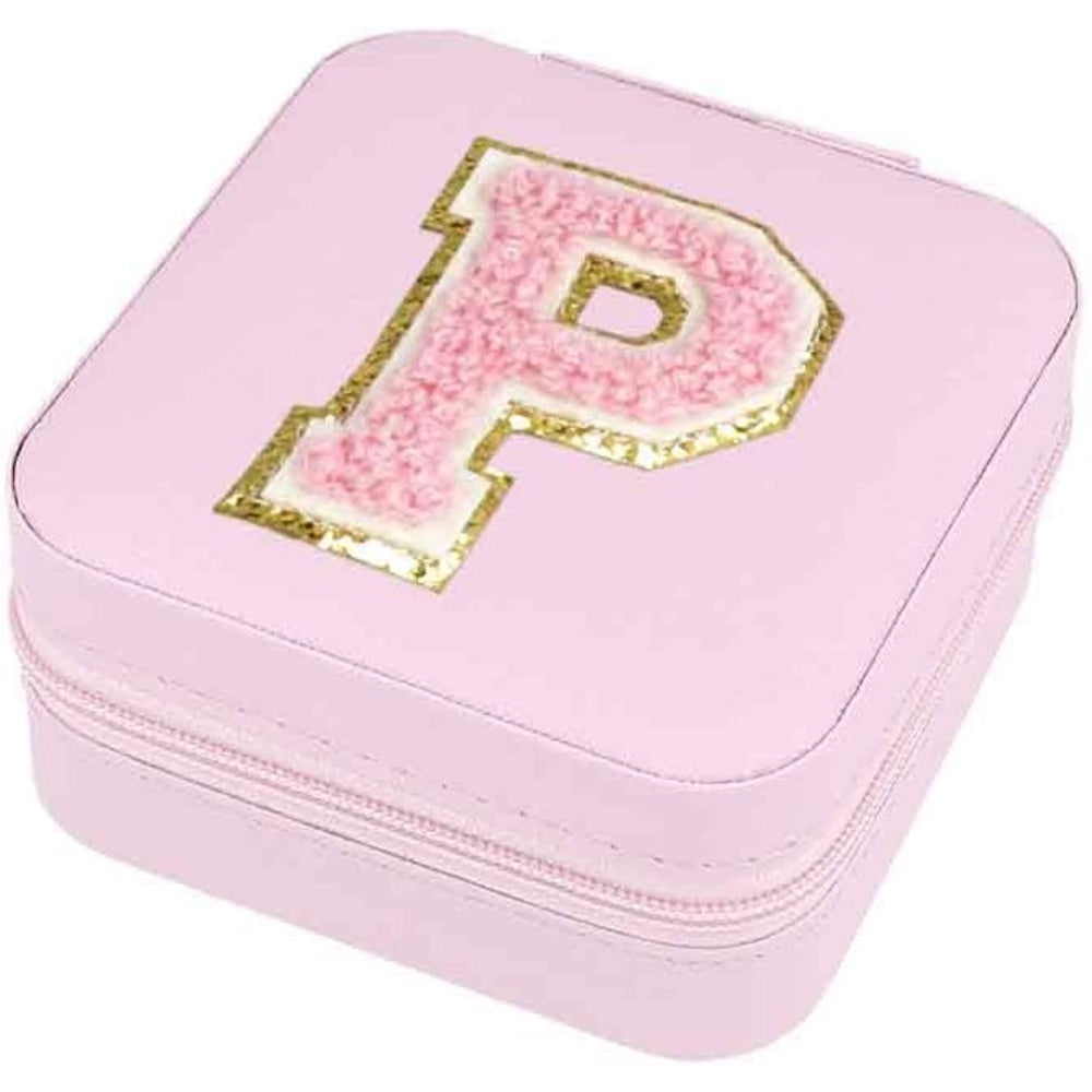 Schmuckbox Buchstabe P pink
