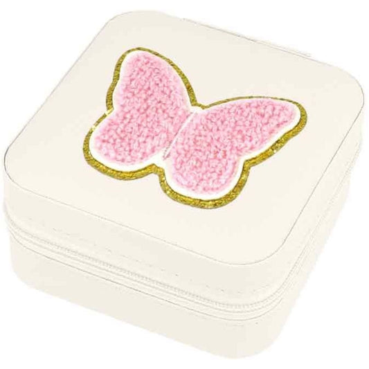 Schmuckbox Schmetterling beige