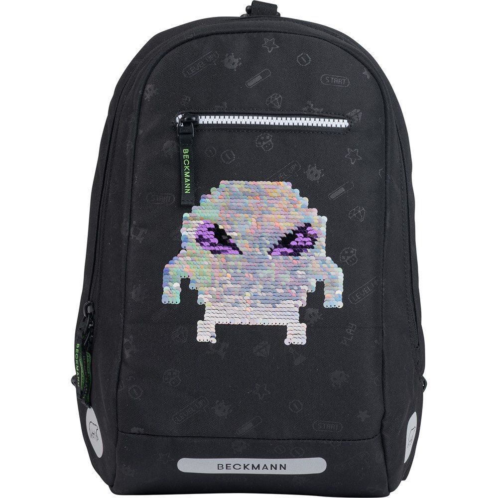 Beckmann Classic 22L Schulrucksack-Set 6tlg Pixel