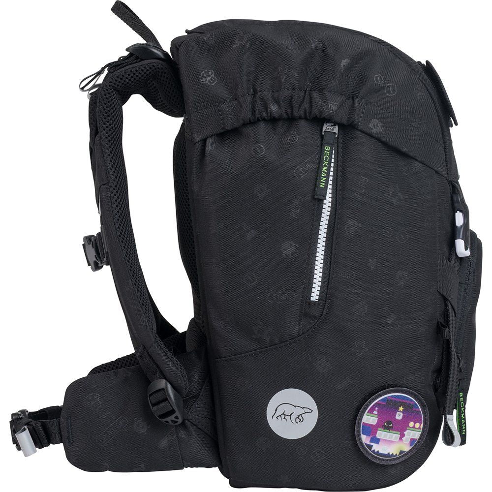 Beckmann Classic 22L Schulrucksack-Set 6tlg Pixel