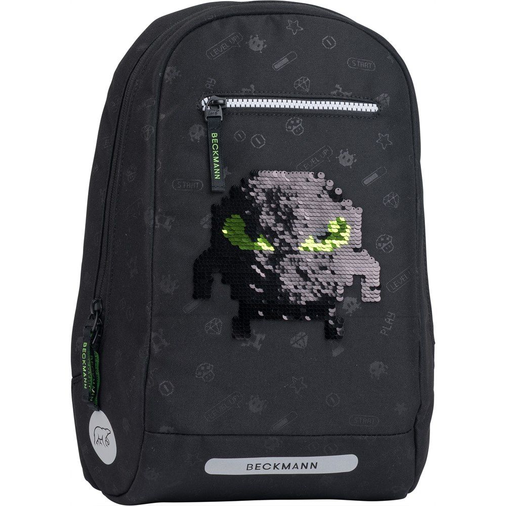 Beckmann Classic 22L Schulrucksack-Set 6tlg Pixel