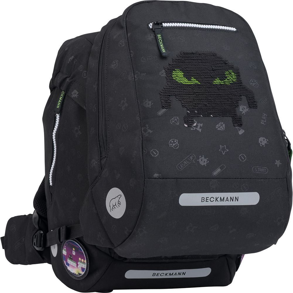 Beckmann Classic 22L Schulrucksack-Set 6tlg Pixel