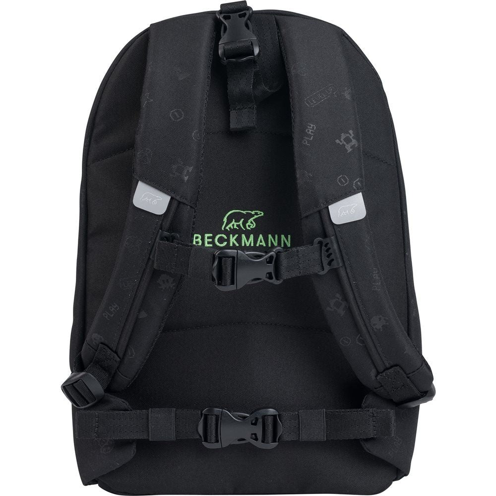 Beckmann Classic 22L Schulrucksack-Set 6tlg Pixel
