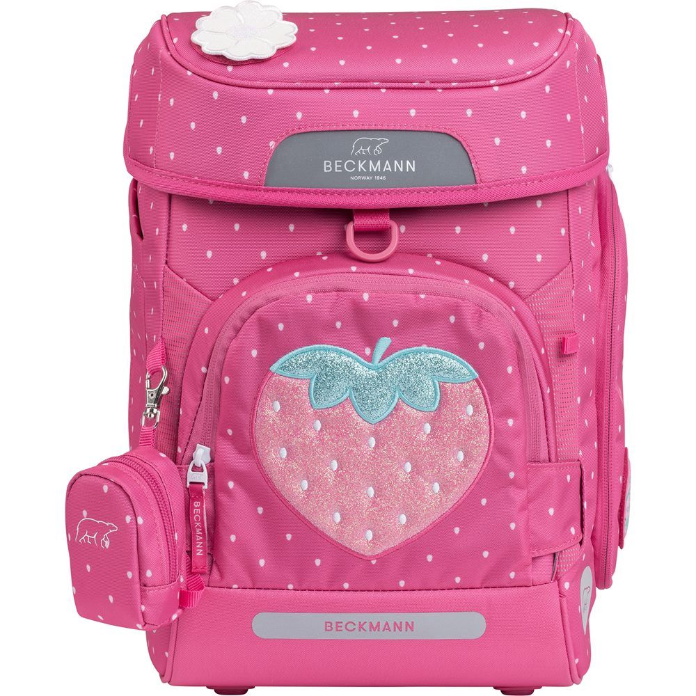 Beckmann Plus Air Schulranzen-Set 6tlg Strawberry