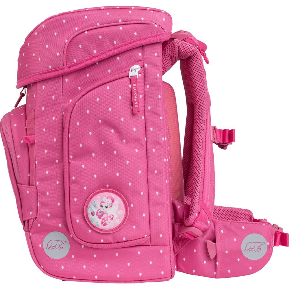 Beckmann Plus Air Schulranzen-Set 6tlg Strawberry