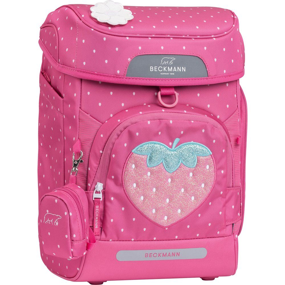 Beckmann Plus Air Schulranzen-Set 6tlg Strawberry