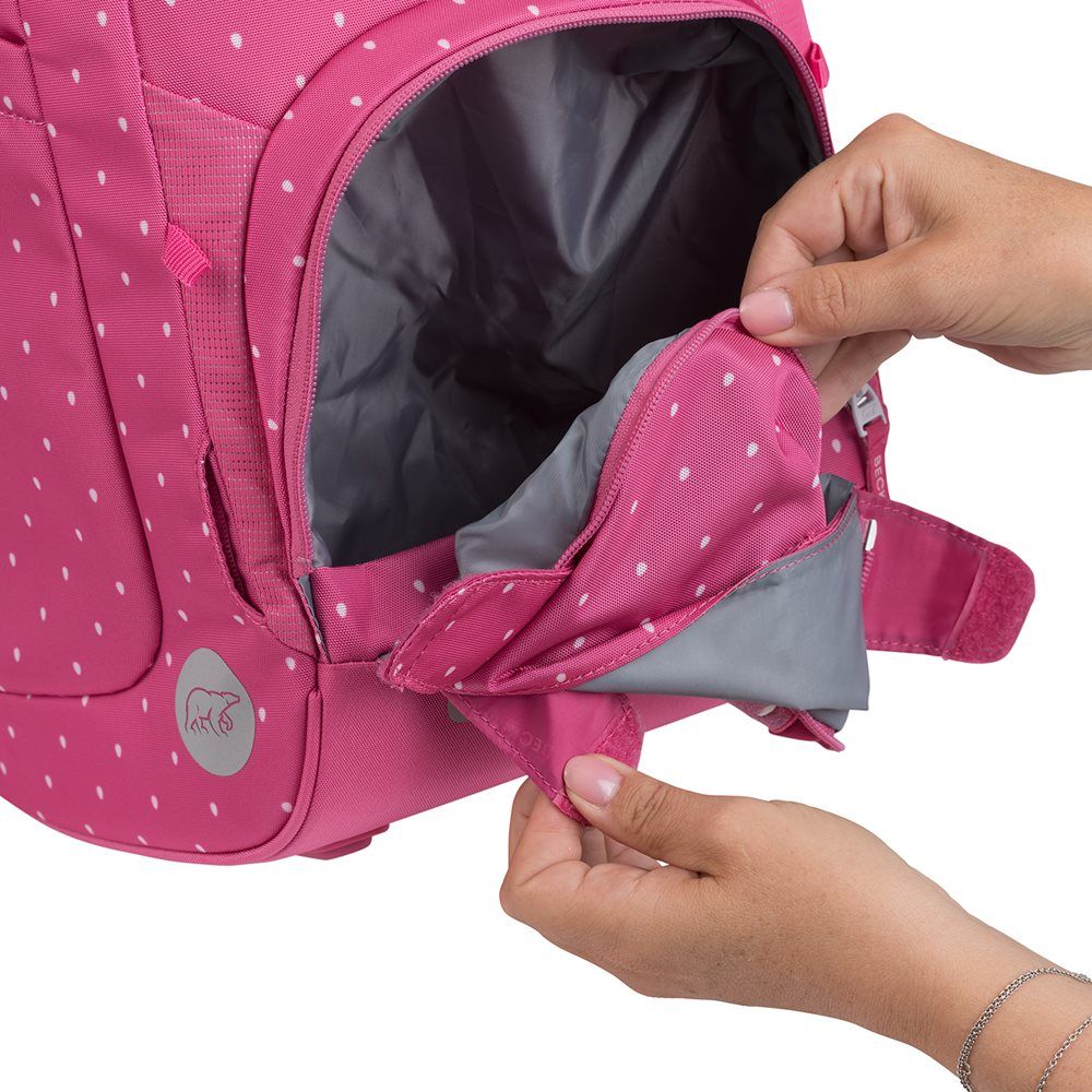Beckmann Plus Air Schulranzen-Set 6tlg Strawberry
