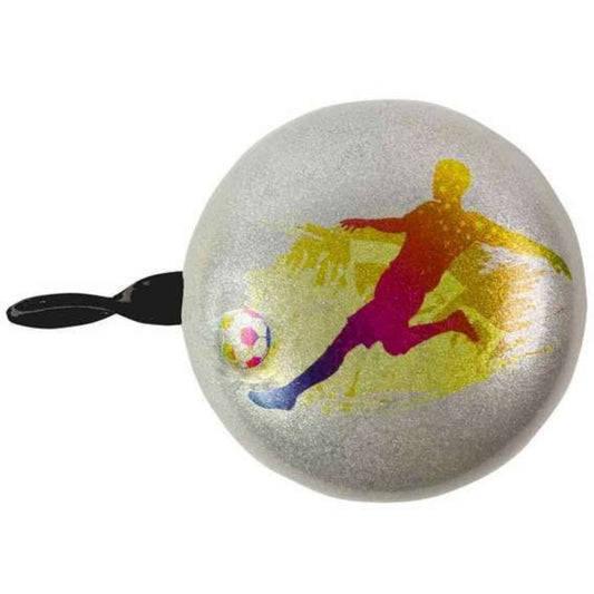 Fahrradklingel Fußball weiß