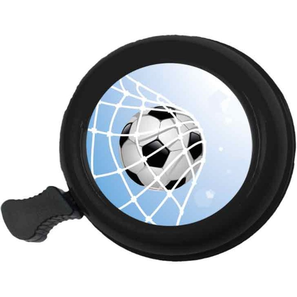 Fahrradklingel Fußball schwarz