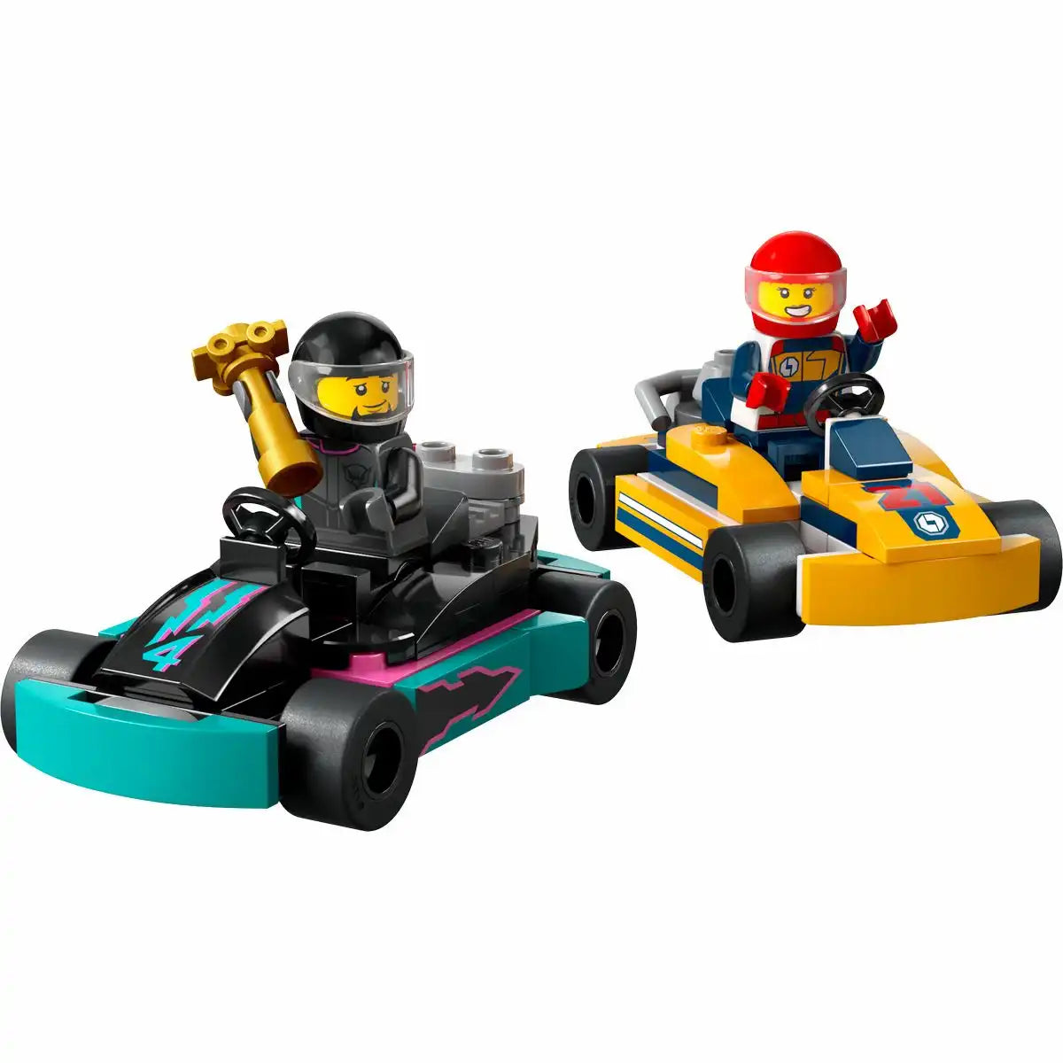 LEGO City Fahrzeuge Go-Karts mit Rennfahrern