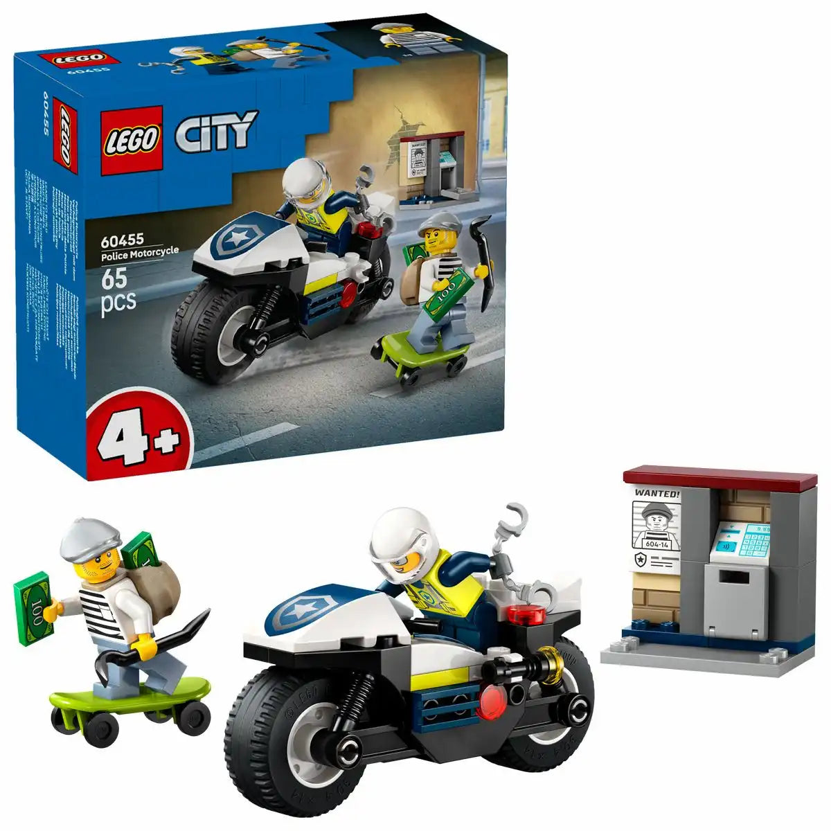 LEGO CITY Verfolgungsjagd mit dem Polizeimotorrad